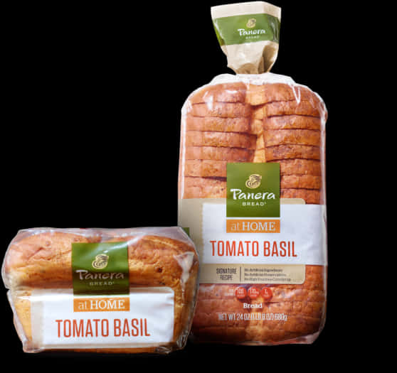 Panera Tomato Basil Bread Packaging PNG Image