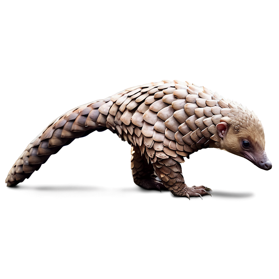 Pangolin In Dynamic Pose Png Jje84 PNG Image