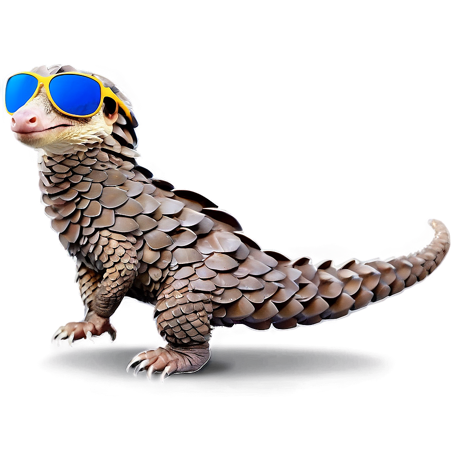 Pangolin With Sunglasses Cool Png 34 PNG Image