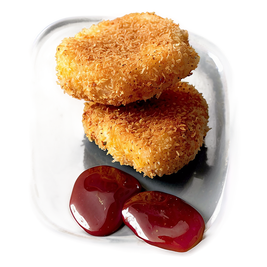 Panko Crusted Chicken Nuggets Png Wup PNG Image