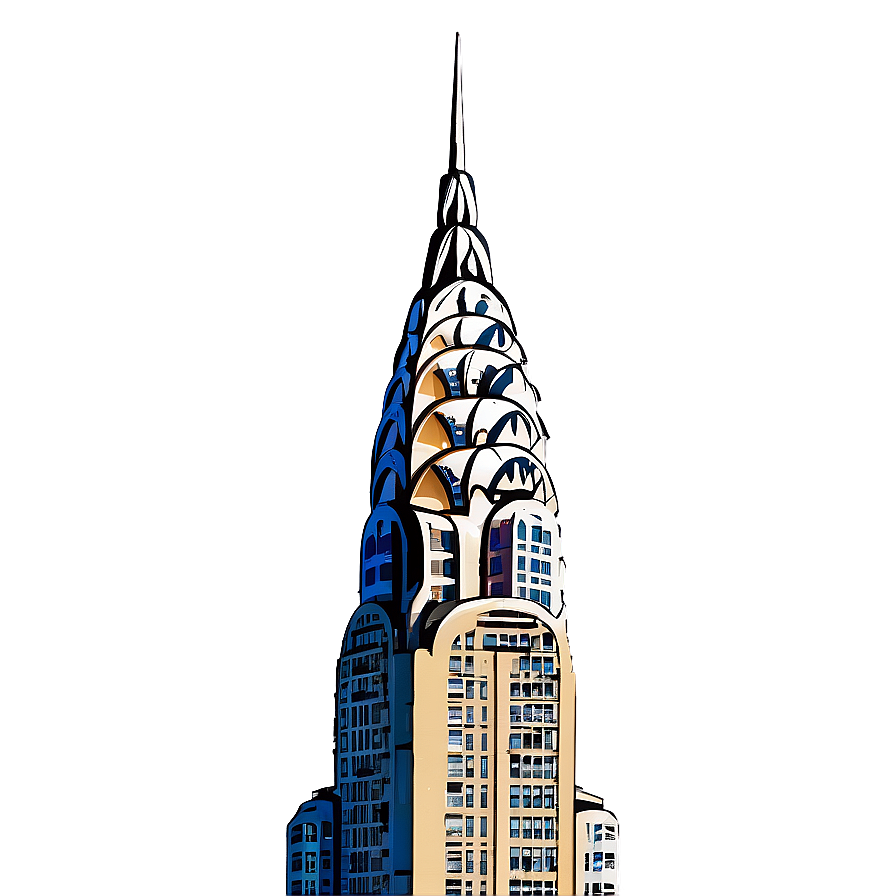 Panoramic View Chrysler Building Png 41 PNG Image