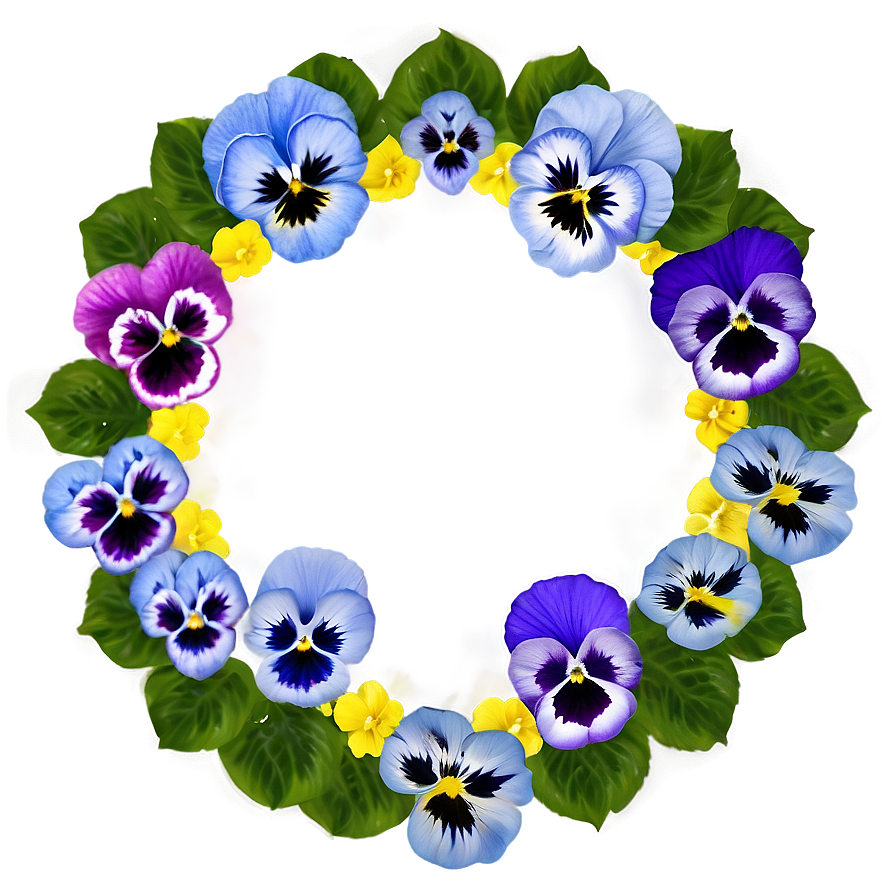 Pansy Frame Png 06232024 PNG Image