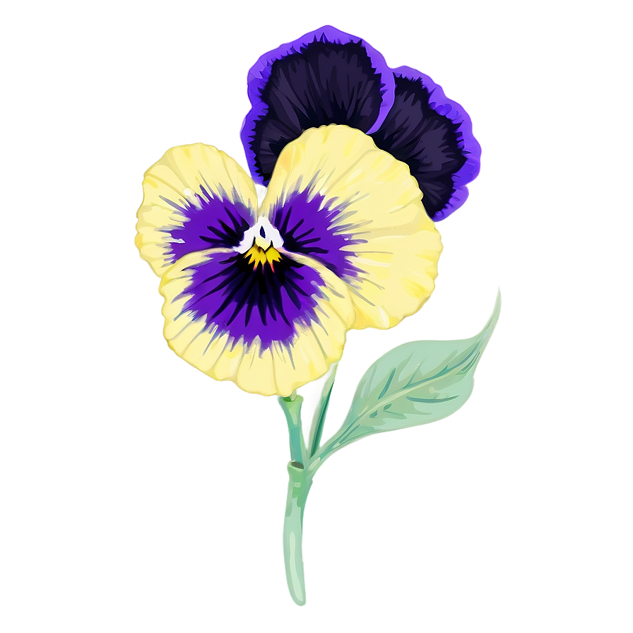 Pansy Sketch Png 51 PNG Image