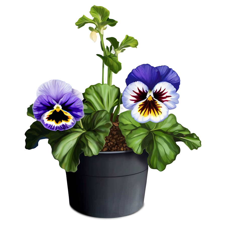 Pansy Under Sunlight Png 60 PNG Image