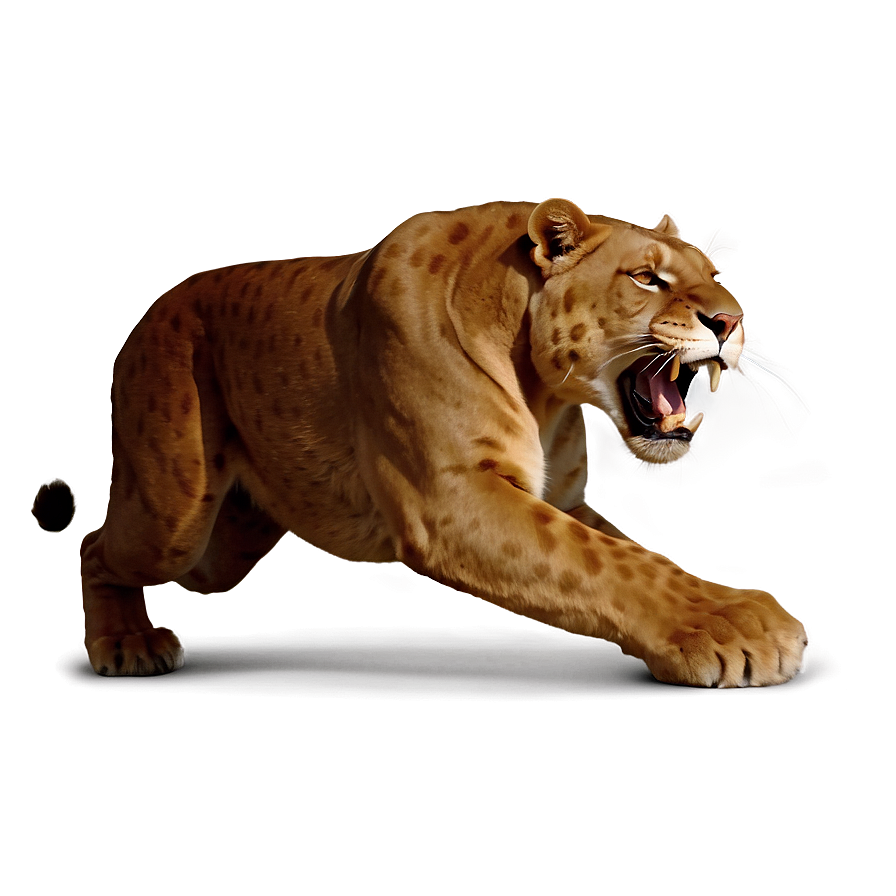 Panther Roar Profile Png Lcd32 PNG Image