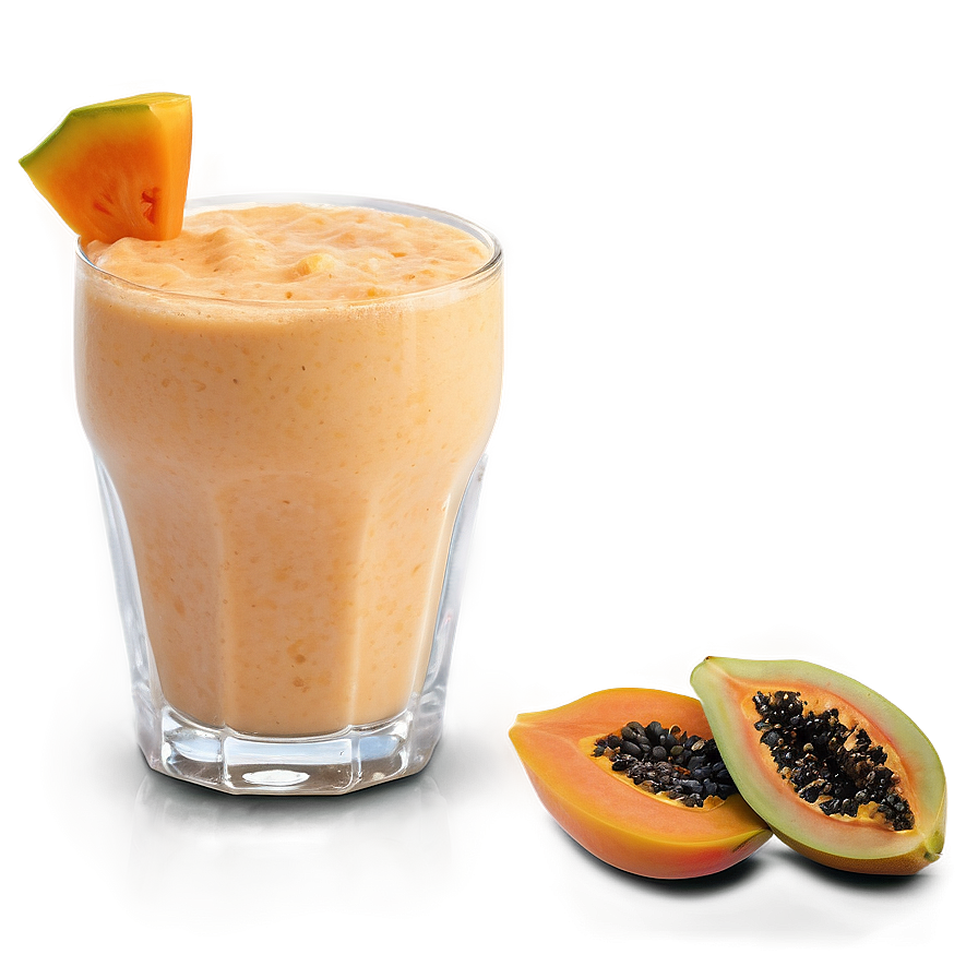 Papaya Digestive Smoothie Png 05212024 PNG Image