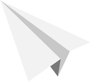 Paper Airplane Graphic PNG Image