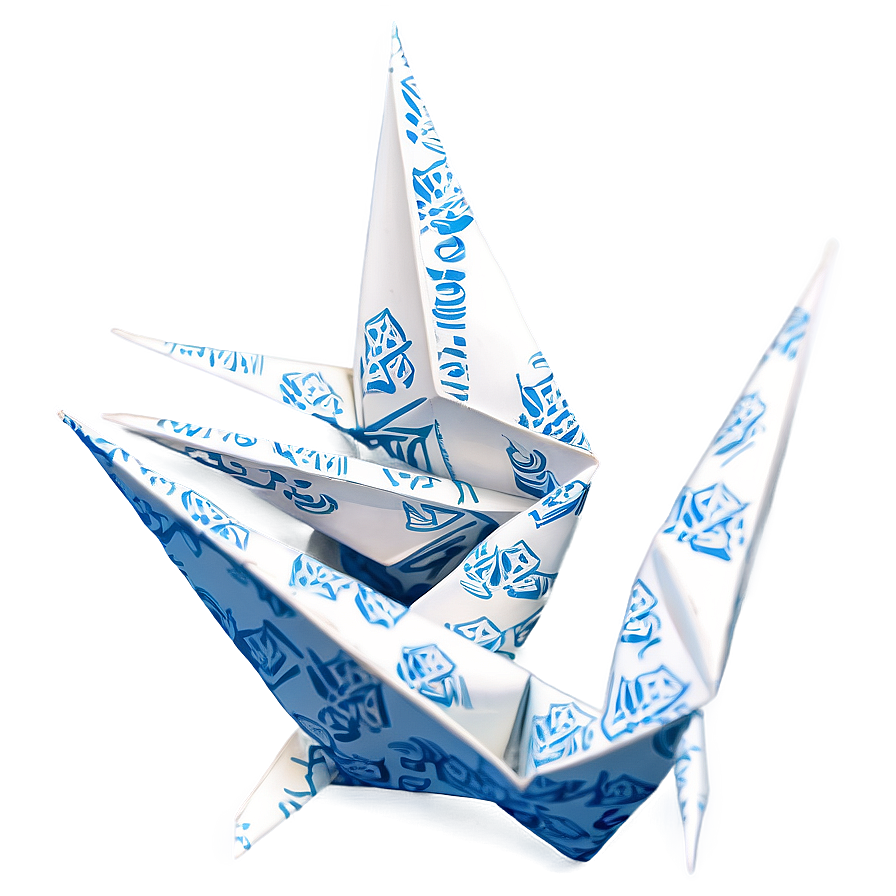 Paper Crane Origami Sequence Png 06282024 PNG Image