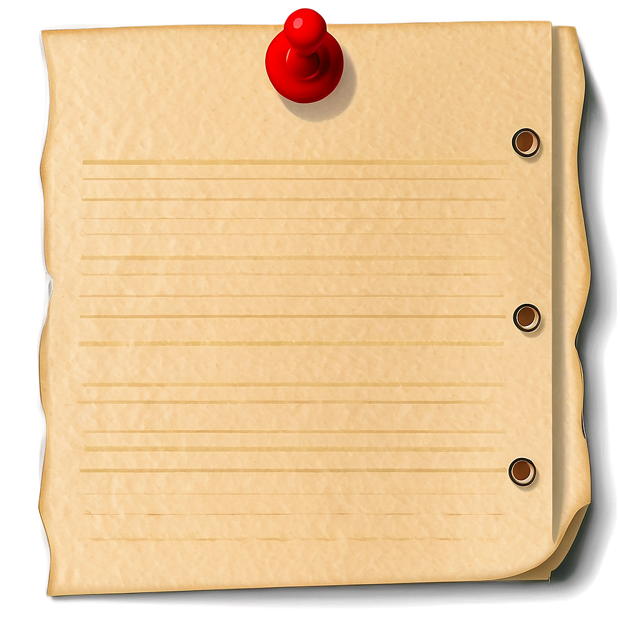 Paper Note With Shadow Png Foy49 PNG Image