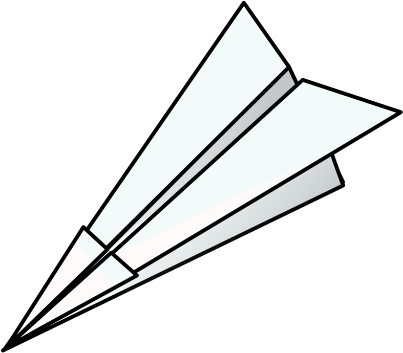 Paper Plane Illustration PNG Image