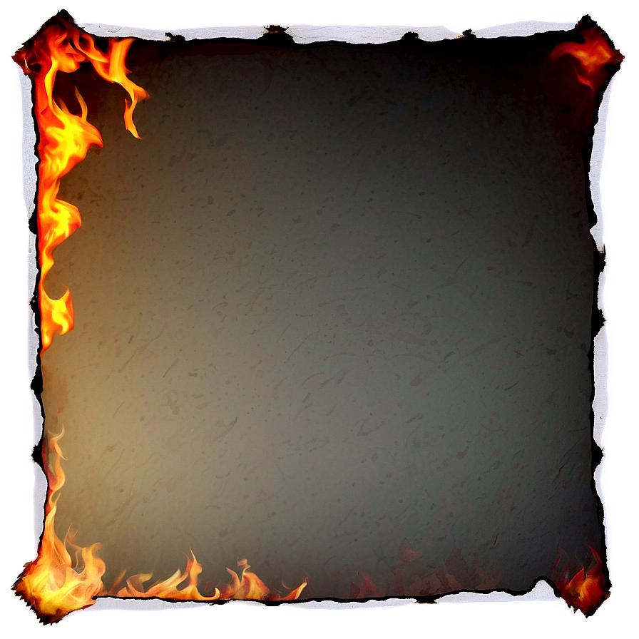 Paper With Burnt Corners Png 06122024 PNG Image