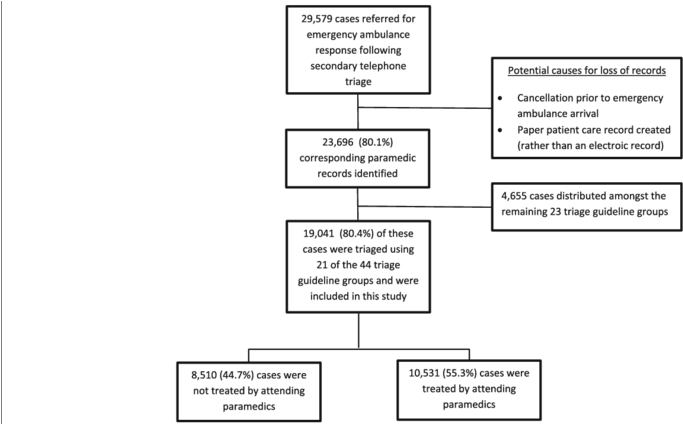 Paramedic Case Study Flowchart PNG Image