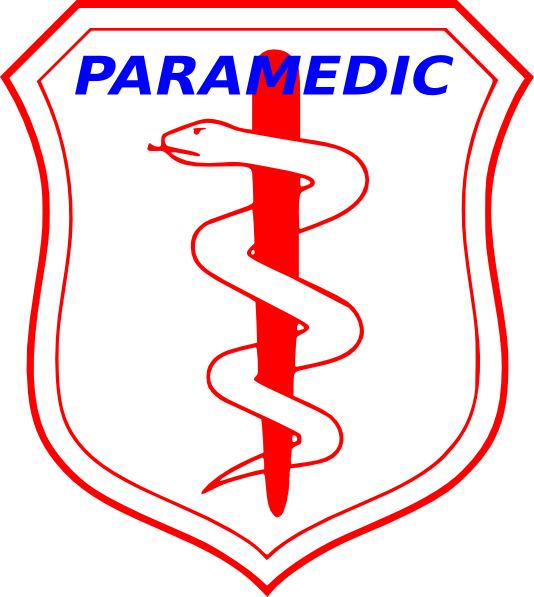 Paramedic Emblem Graphic PNG Image