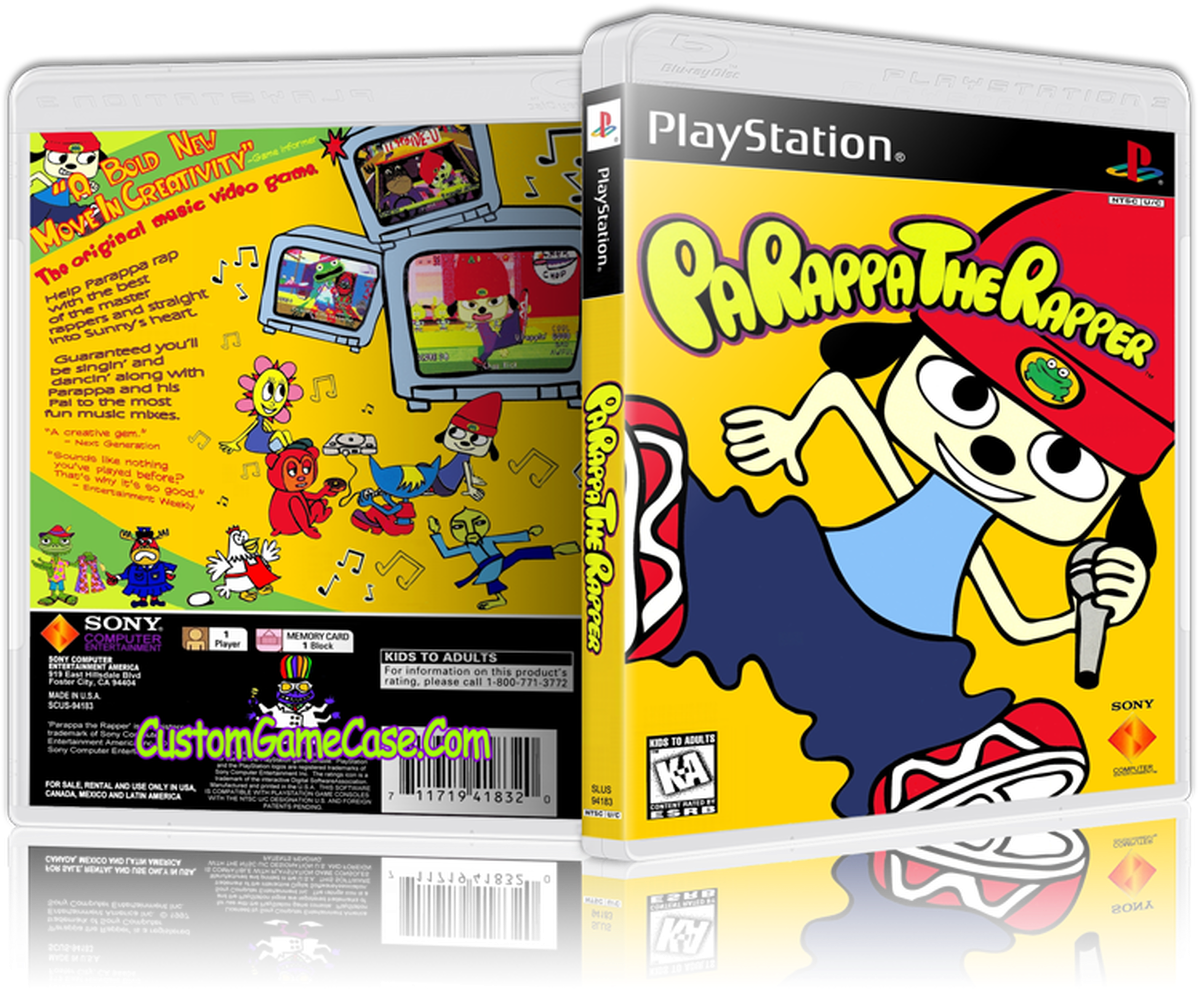 Parappa The Rapper Play Station Case PNG Image