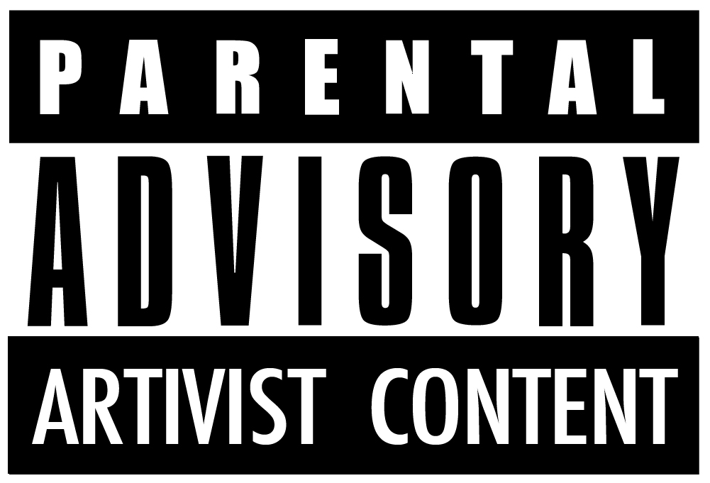 Parental Advisory Artivist Content Label PNG Image