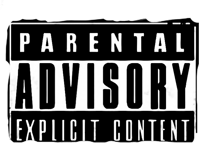 Parental Advisory Explicit Content Label PNG Image