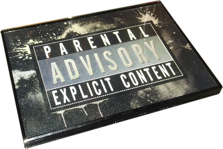 Parental Advisory Explicit Content Label PNG Image