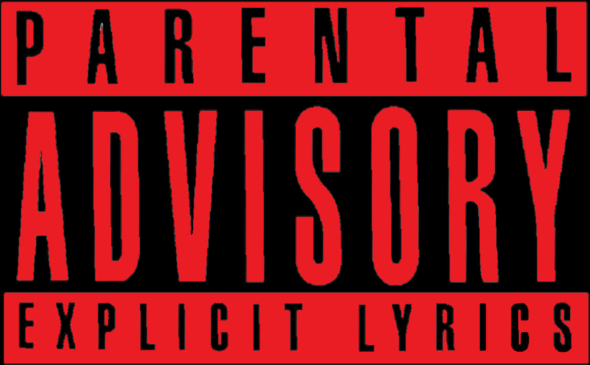 Parental Advisory Explicit Lyrics Label PNG Image