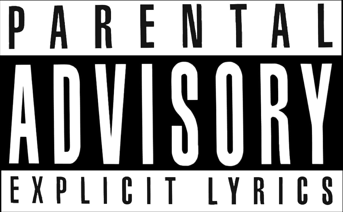 Parental Advisory Explicit Lyrics Label PNG Image