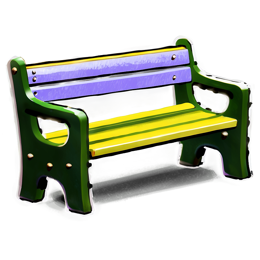 Park Bench Png 05232024 PNG Image