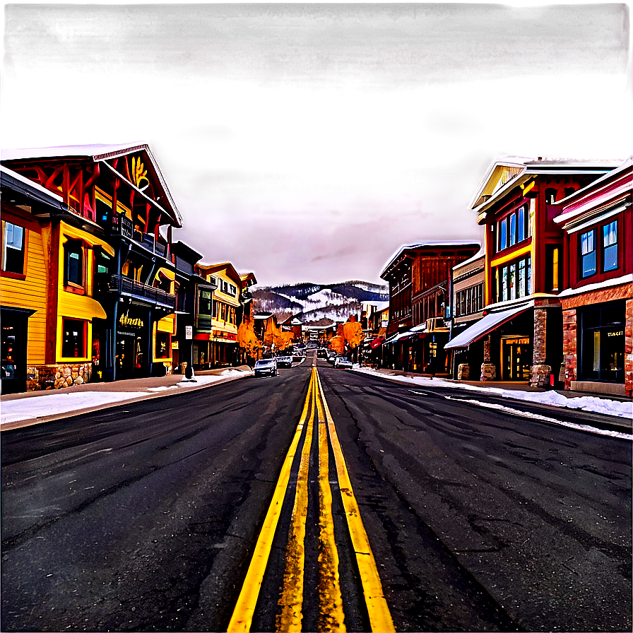 Park City Utah Main Street Png 48 PNG Image