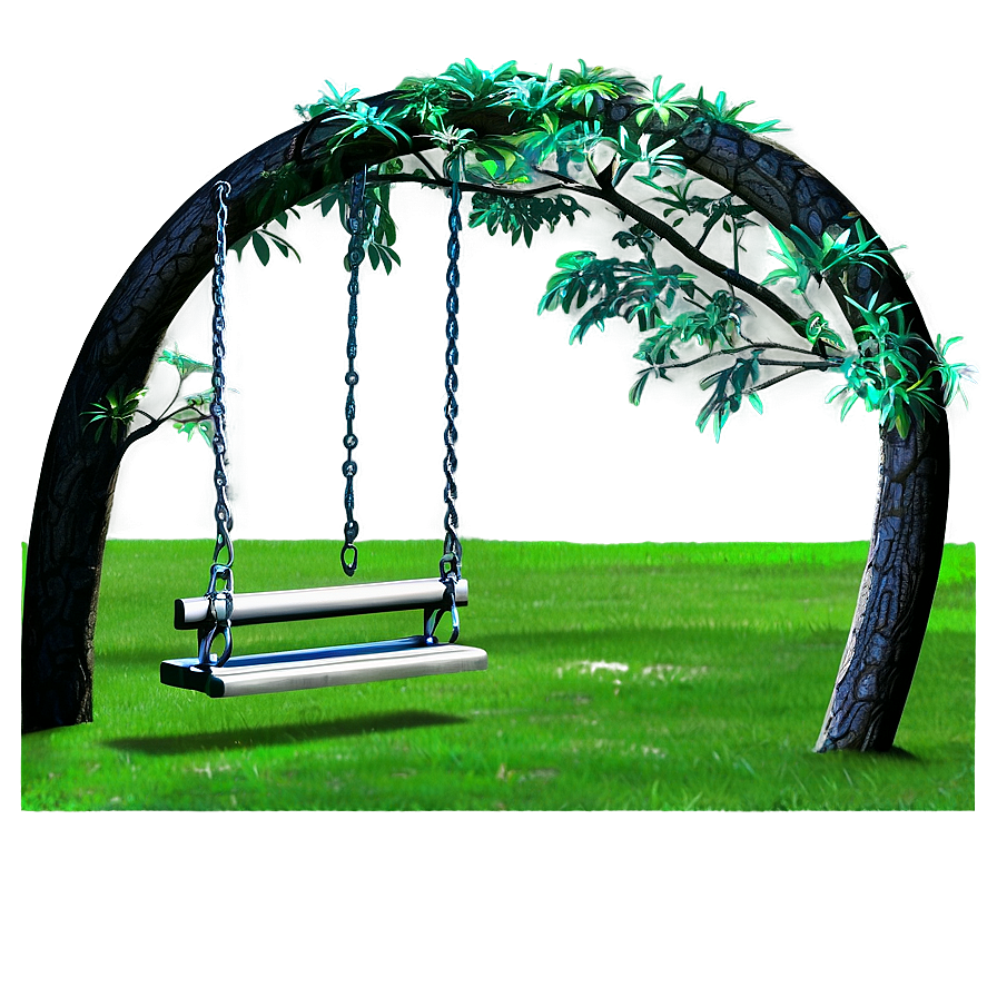 Park Swings Scene Png Dlc PNG Image