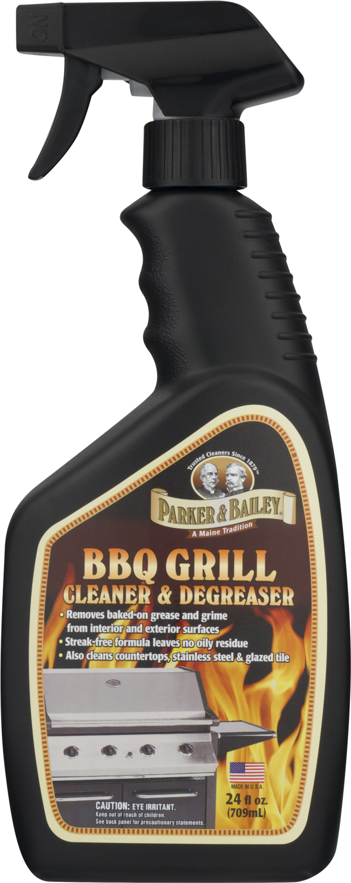 Parker Bailey B B Q Grill Cleaner Degreaser Bottle PNG Image