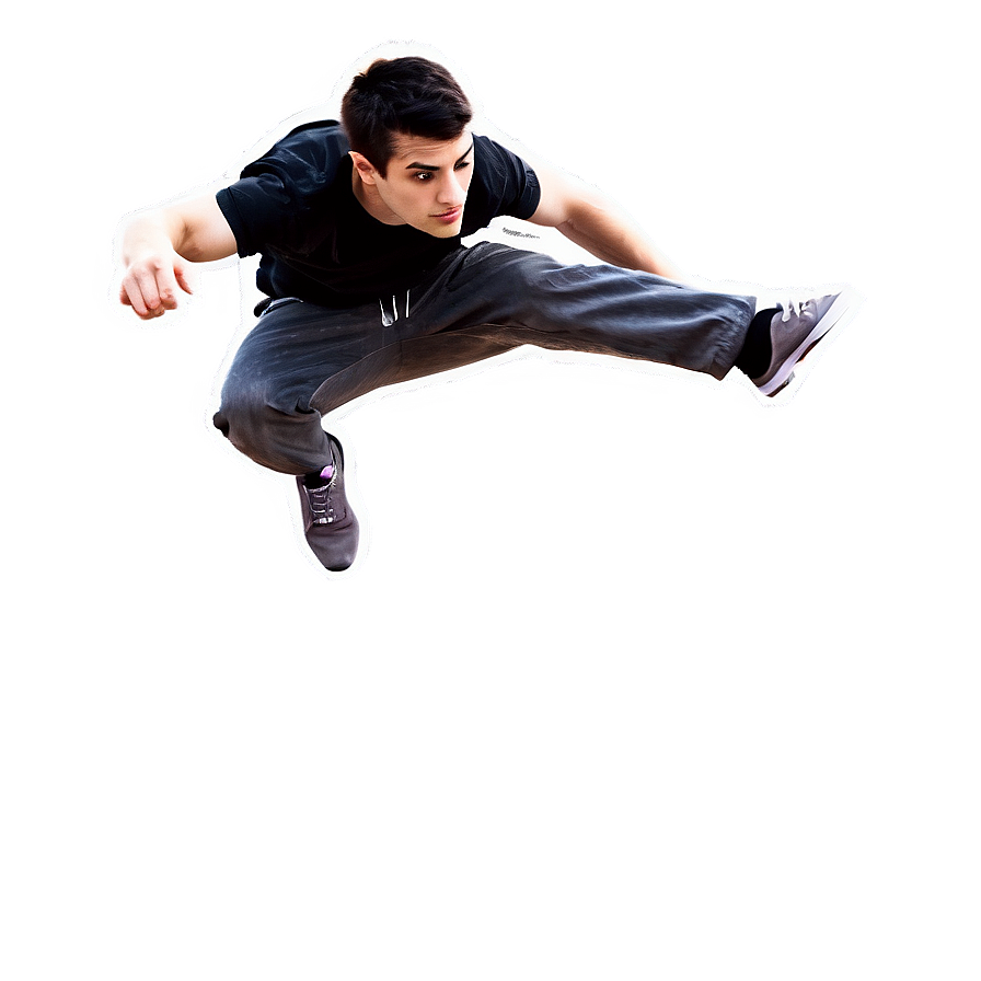 Parkour Jumping Stunt Png 06242024 PNG Image