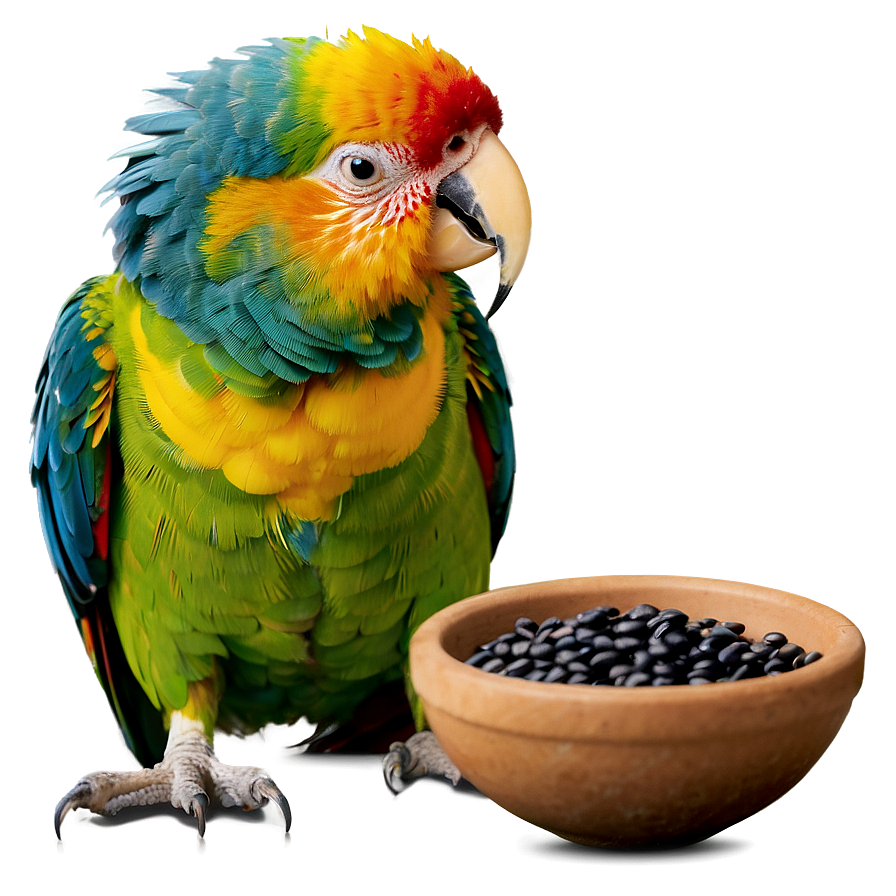 Parrot Eating Seed Png 05242024 PNG Image