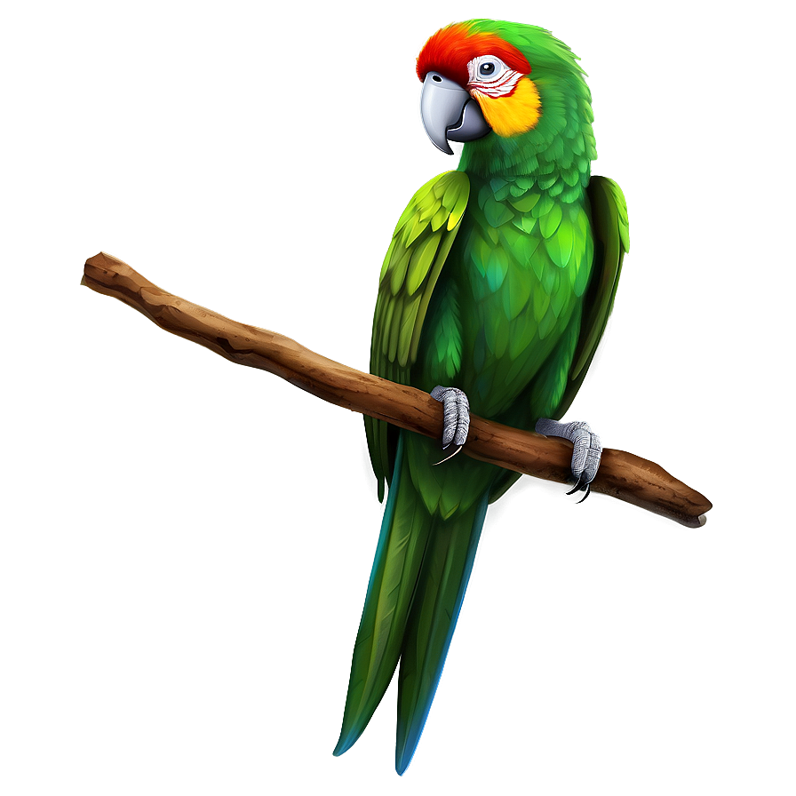 Parrot Illustration Png 05242024 PNG Image