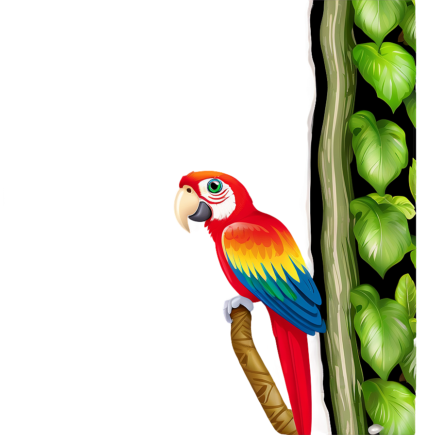 Parrot In Jungle Png 73 PNG Image