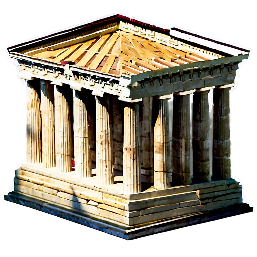 Parthenon Aerial Perspective Png 93 PNG Image