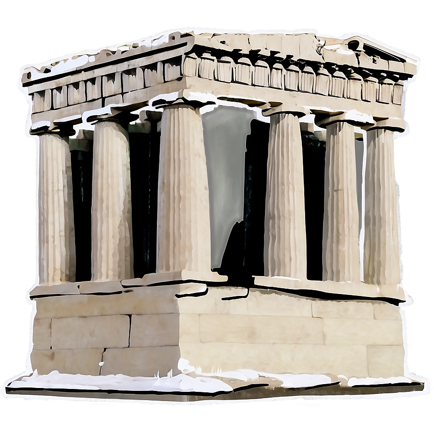 Parthenon Illustration Png 06252024 PNG Image