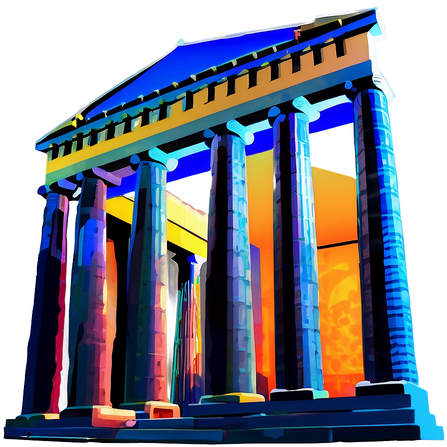 Parthenon In Daylight Png Msg74 PNG Image