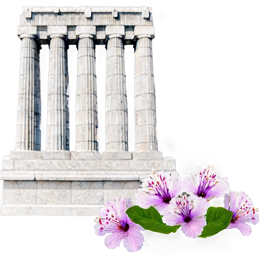 Parthenon In Spring Png 17 PNG Image