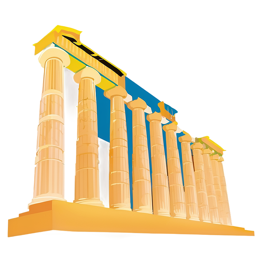 Parthenon Night View Png Fbt9 PNG Image