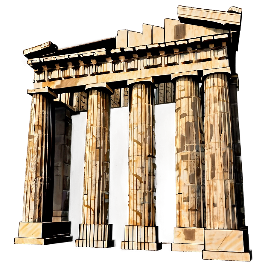 Parthenon Reconstruction Art Png 06252024 PNG Image