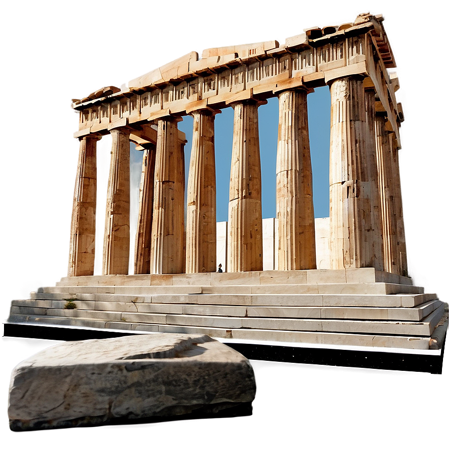 Parthenon Reconstruction Art Png Hgo PNG Image