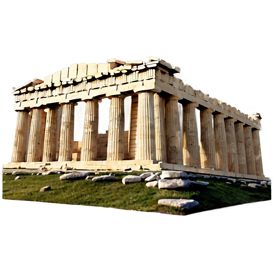 Parthenon Under Blue Sky Png 89 PNG Image