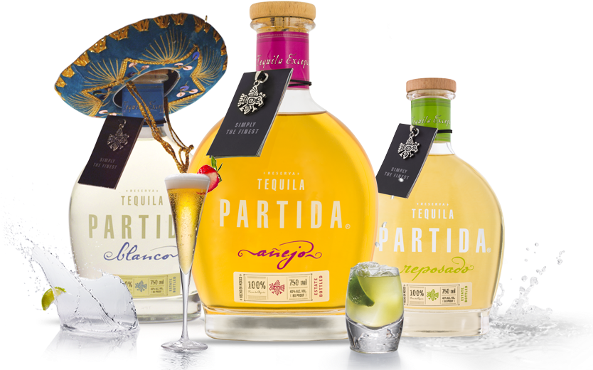 Partida Tequila Selection PNG Image