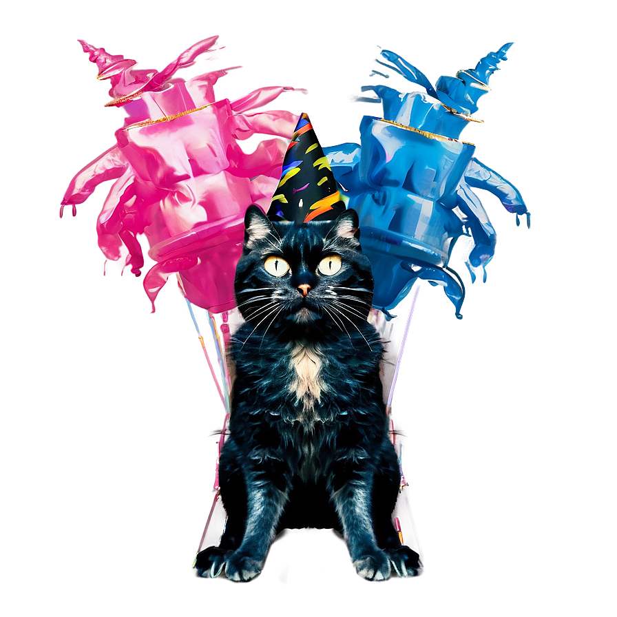 Party Cat Meme Png 68 PNG Image