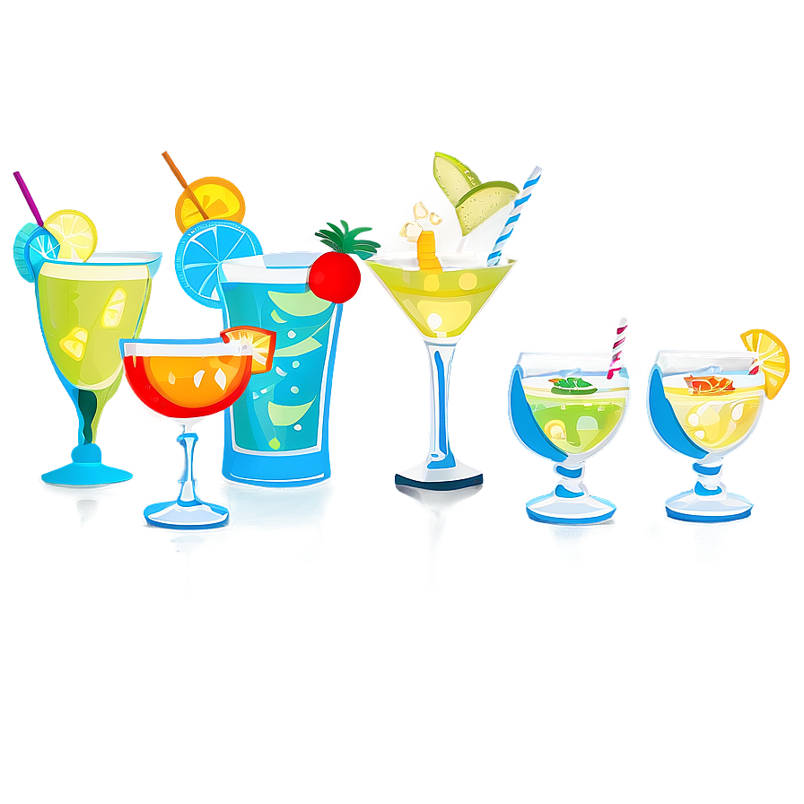 Party Cocktails Png Ioh40 PNG Image