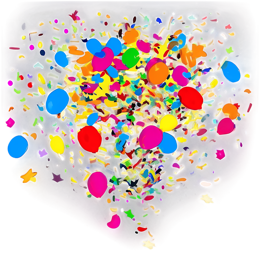 Party Confetti Png 64 PNG Image