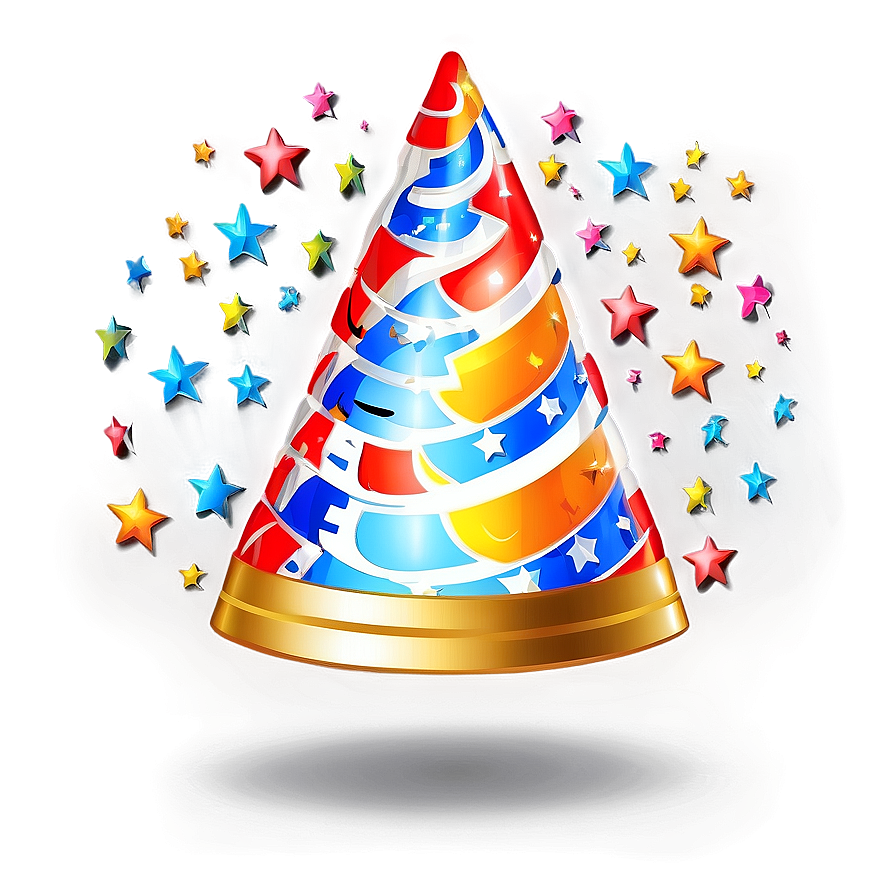 Party Hat With Stars Png 76 PNG Image