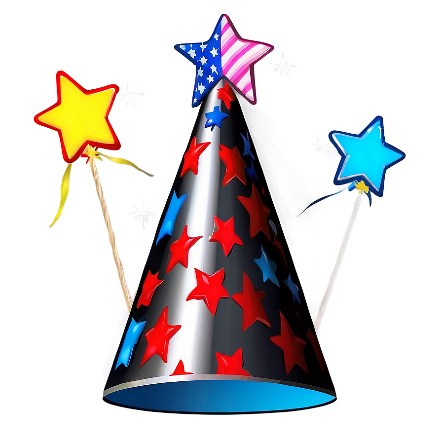 Party Hat With Stars Png Dcn PNG Image