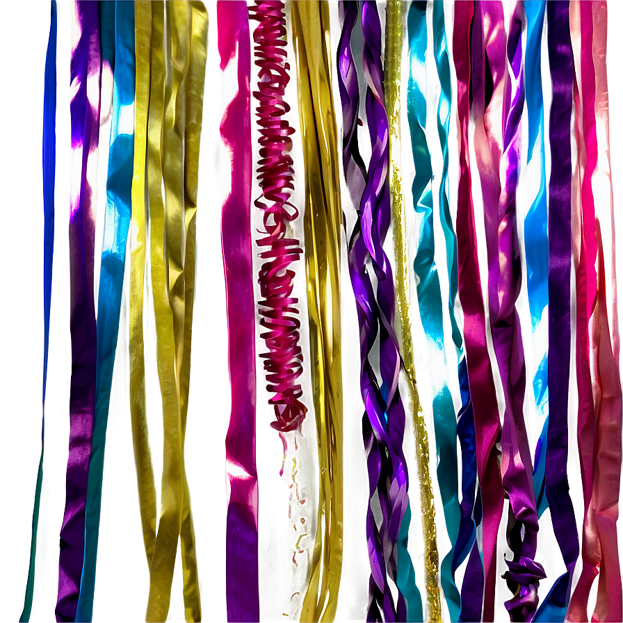 Party Streamers Overlay Png 47 PNG Image