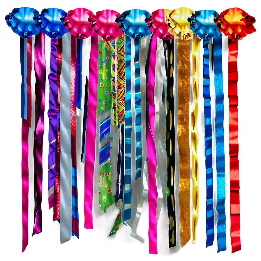 Party Streamers Overlay Png Tvw47 PNG Image