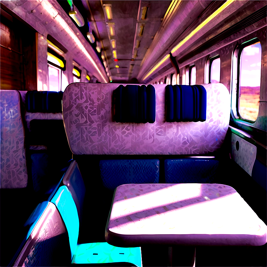 Passenger Train Interior Png 05212024 PNG Image