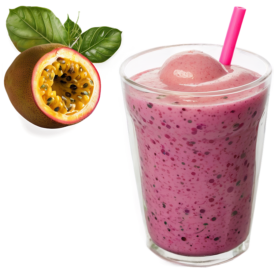 Passion Fruit Smoothie Png Uoi PNG Image