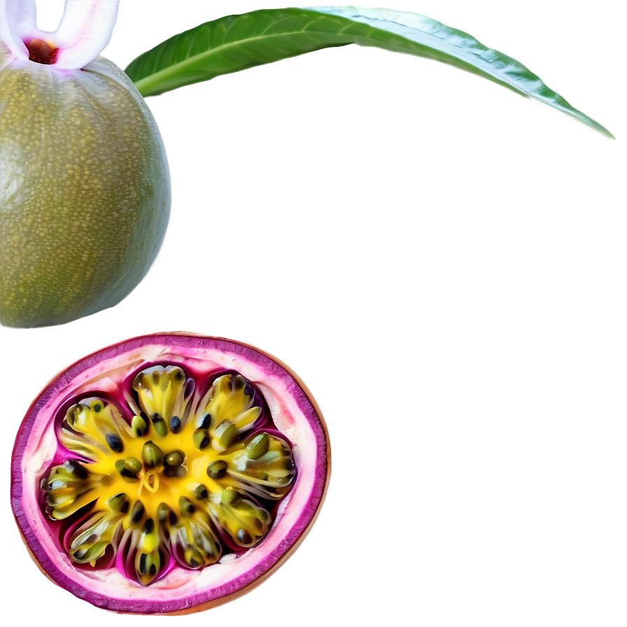 Passion Fruit Tropical Ambiance Png 06252024 PNG Image